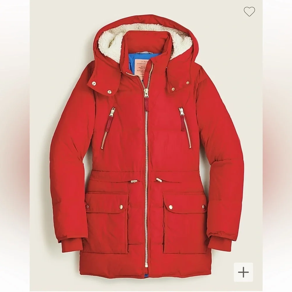 J. Crew Signature Chateau Puffer Jacket PrimaLoft® AF012 Size XS SM